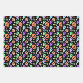 Bleu Rose Ou Violet Ensemble De 3 Papier D'Envelop (Devant 2)