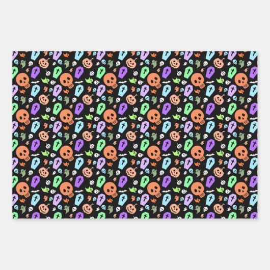 Bleu Rose Ou Violet Ensemble De 3 Papier D'Envelop (Devant 2)