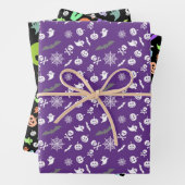 Bleu Rose Ou Violet Ensemble De 3 Papier D'Envelop (En situation)