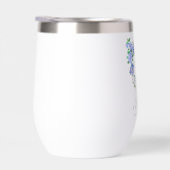 Bleu Rose Ruban Anniversaire (Droite)