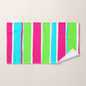 Bleu rose vert (Serviette à main)