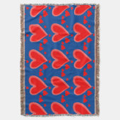 bleu rouge coeurs valentines jour couverture (devant Vertical)