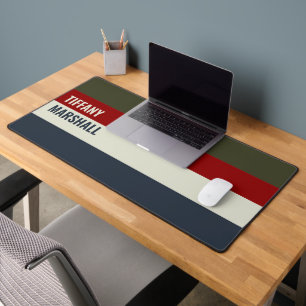 Bleu rouge et olivier Brown rayures Motif