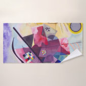 Bleu rouge jaune, Kandinsky astucieux (Serviette de bain)
