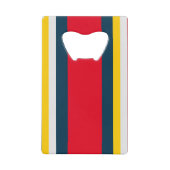 Bleu rouge Jaune Uniforme rayures (Devant)