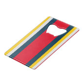 Bleu rouge Jaune Uniforme rayures (Devant Angle)