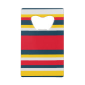 Bleu rouge Jaune Uniforme rayures (Dos)