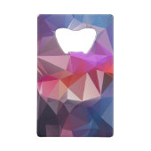 Bleu rouge Pyramide Abstraite (Dos)