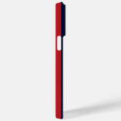 Bleu rouge rayures | Iphone 14 pro max coque (Verso / Droite)