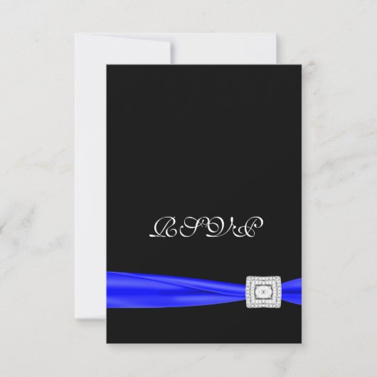 Bleu royal et noir RSVP (Devant)