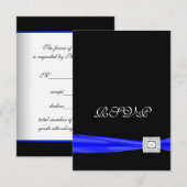 Bleu royal et noir RSVP (Devant / Derrière)