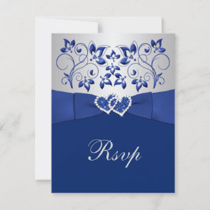 Bleu Royal, Fleurs Argentées, Réponse au Mariage à