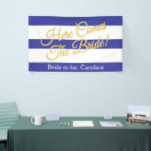 Bleu royal, rayures et bannière de Fête de la (Salon professionnel)