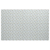 Bleu Rustique Illustré tissu d'abeille (Yard)