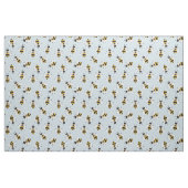 Bleu Rustique Illustré tissu d'abeille (Fat Quarter)