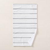 Bleu Sailboat Serviette de bain nautique Ensemble (Serviette à main)