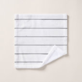 Bleu Sailboat Serviette de bain nautique Ensemble (Gant de toilette)