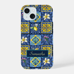 Bleu Sarcelle Méditerranéen Sicilien Citron Chic