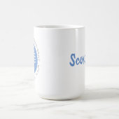 Bleu Scorpio Traits Zodiac Star Signal Café Mug (Centre)