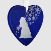 Bleu Silver Flocon de neige American Cocker Spanie (devant)