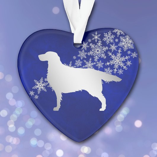 Bleu Silver Snowflake Setter Chien