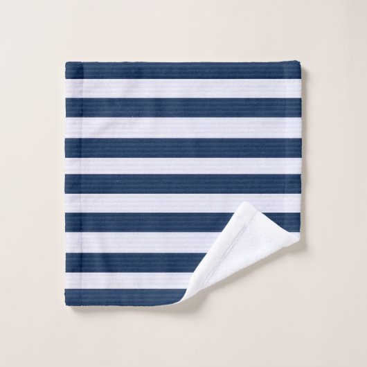 Bleu simple (Gant de toilette)