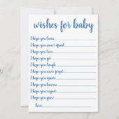 Bleu Simple | Carte de conservation Cerulean (Devant)