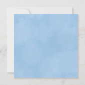 Bleu, Sirènes d'Aqua, Invitation d'anniversaire de (Dos)