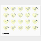 Bleu Sodalite, Jaune Clair, Sticker Favoriser (Feuille)