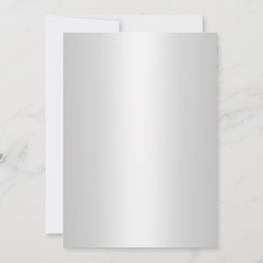 Bleu sous la mer douce 16 Invitation (Dos)