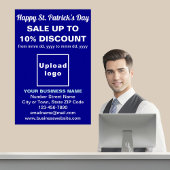 Bleu St. Patrick's Day Business Sale Poster