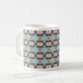 Bleu Stones motif mug (Devant gauche)