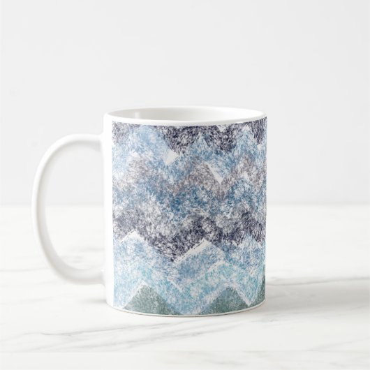 Bleu Stripes Mug (Gauche)