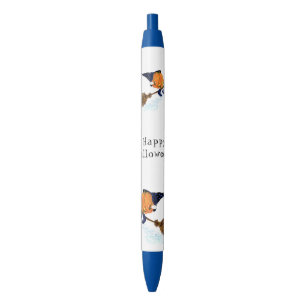 Bleu Stylo à balai Citrouille de sorcière Halloween