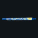 Bleu Stylo à bille à bille bleu/noir Van Gogh starry nu<br><div class="desc">Ce somptueux stylo bleu / encre noire "The Starry Night" vous permet de vous perdre dans les coups de pinceau bleu tourbillonnant de Vincent van Gogh. Cet élégant stylo impressionniste rayonne de sophistication et de beauté éternelle. Vincent Van Gogh, le célèbre impressionniste hollandais, a créé "La nuit étoilée" en France...</div>