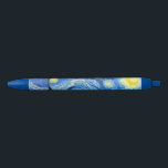 Bleu Stylo à bille à bille bleu/noir Van Gogh starry nu<br><div class="desc">Ce somptueux stylo bleu / encre noire "The Starry Night" vous permet de vous perdre dans les coups de pinceau bleu tourbillonnant de Vincent van Gogh. Cet élégant stylo impressionniste rayonne de sophistication et de beauté éternelle. Vincent Van Gogh, le célèbre impressionniste hollandais, a créé "La nuit étoilée" en France...</div>