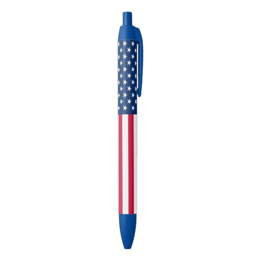 Bleu Stylo à drapeau américain - Patriotique (Bas (Vertical))