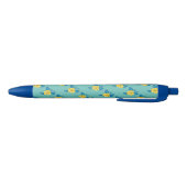 Bleu Stylo à écriture rose jaune (Bas)