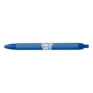 Bleu Stylo à encre bleue Earth Hole