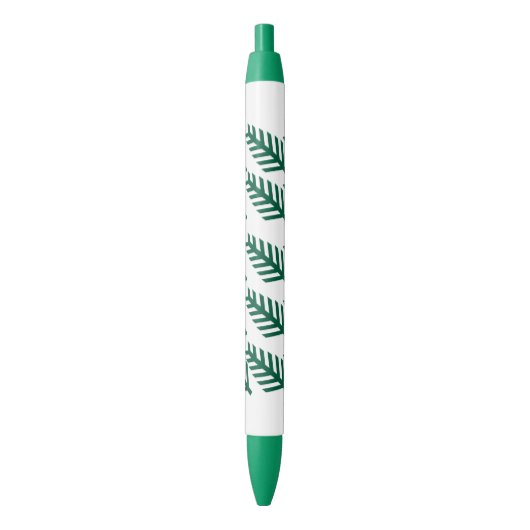 Bleu Stylo à feuilles de palme vert tropicale (devant Vertical)