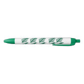 Bleu Stylo à feuilles de palme vert tropicale (Bas)
