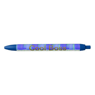 Bleu Stylo À Thème Nautique