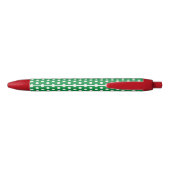 Bleu Stylo Cadeau d'Écriture à Points pour Noël Vert (Dos)