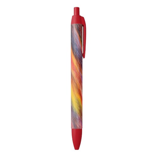 Bleu Stylo couleur coucher de soleil Abstrait (Bas (Vertical))