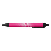 Bleu Stylo d'amour avec Coeurs roses (Bas)