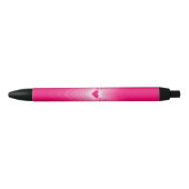 Bleu Stylo d'amour avec Coeurs roses (Devant)