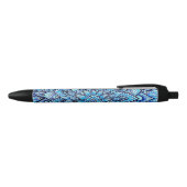 Bleu Stylo de conception de mandala au crayon de couleu (Haut)