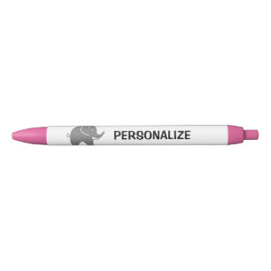 Bleu Stylo d'écriture personnalisées pour éléphant