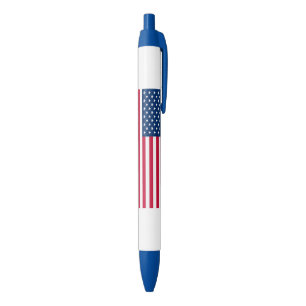 Bleu stylo drapeau américain