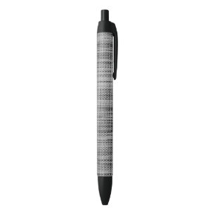Bleu Stylo en tissu gris faux